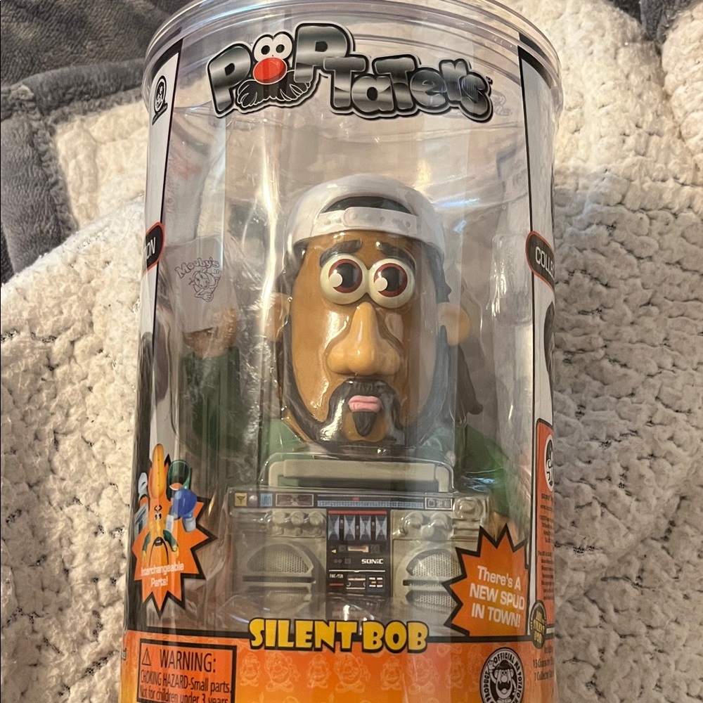 PoP Taters Silent Bob Figure - Brown & White